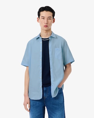 Chemise manches courtes regular fit coton