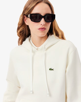 Sweatshirt à capuche relaxed fit en Piqué