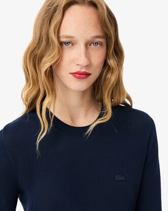 Pull col rond maille 3D