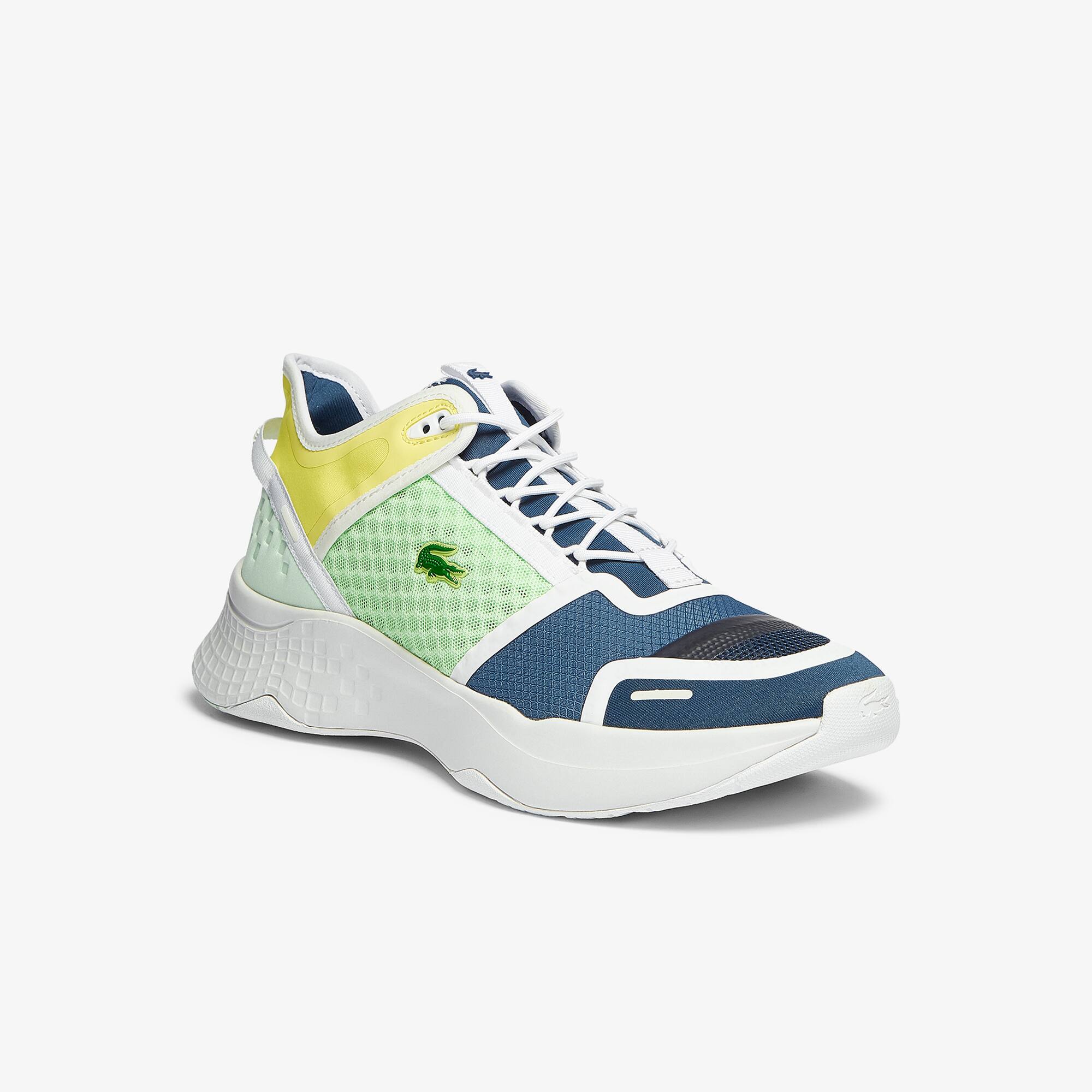 Lacoste Sneakers Court-Drive Vantage homme en tissu avec des touches colorées Taille 44.5 Dk Blue /w