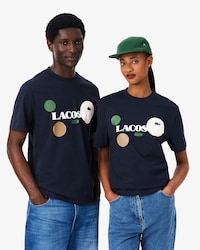 T-shirt jersey coton imprim&eacute; graphique