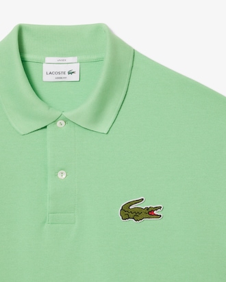 Polo L.12.12 loose fit en Piqué avec badge