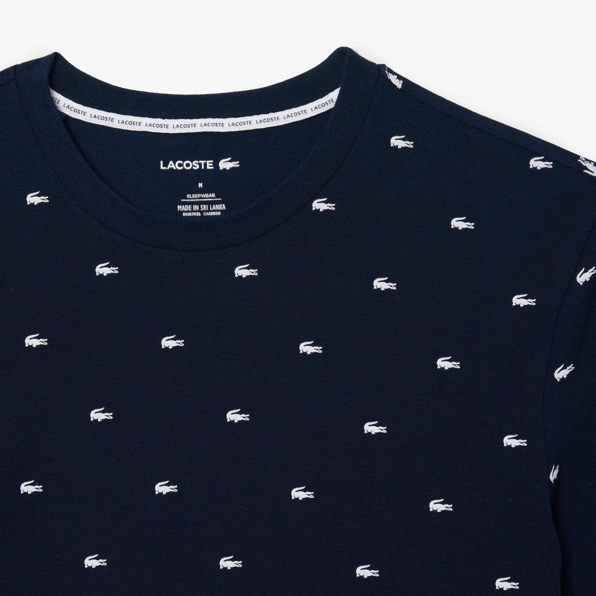 T shirt de pyjama imprime crocodile