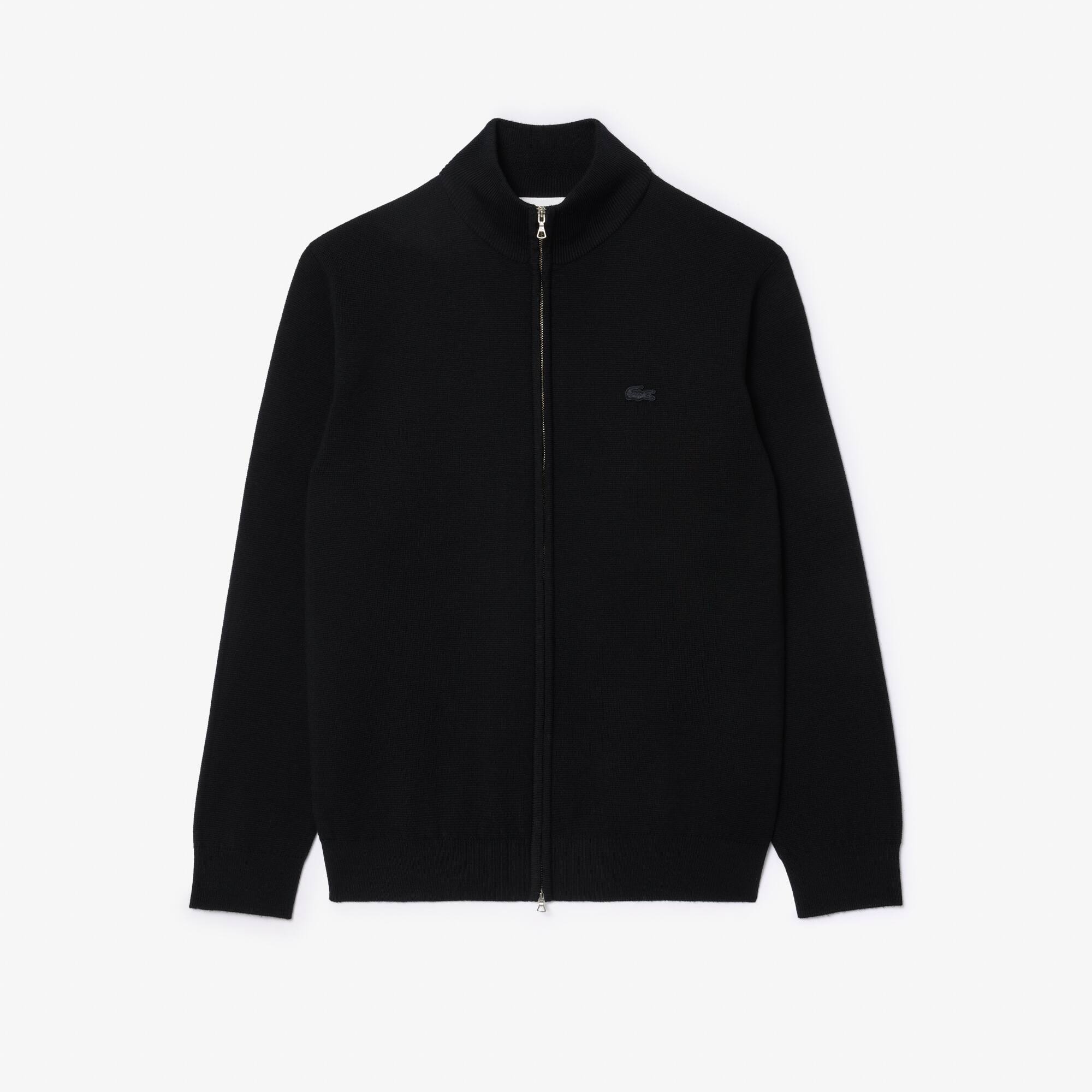 Pull zippé homme lacoste best sale