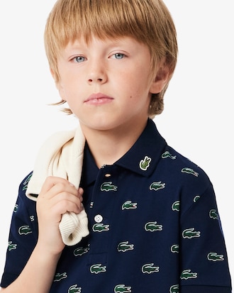 Polo en Petit Piqué imprimé