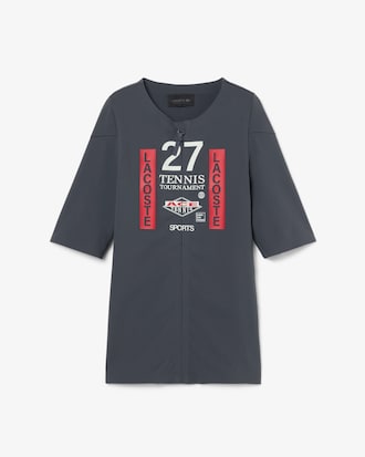 T-shirt zipp&eacute; stretch imprim&eacute; D&eacute;fil&eacute;