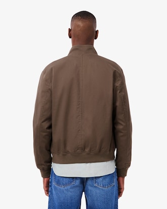 Blouson Harrington twill d&eacute;perlant