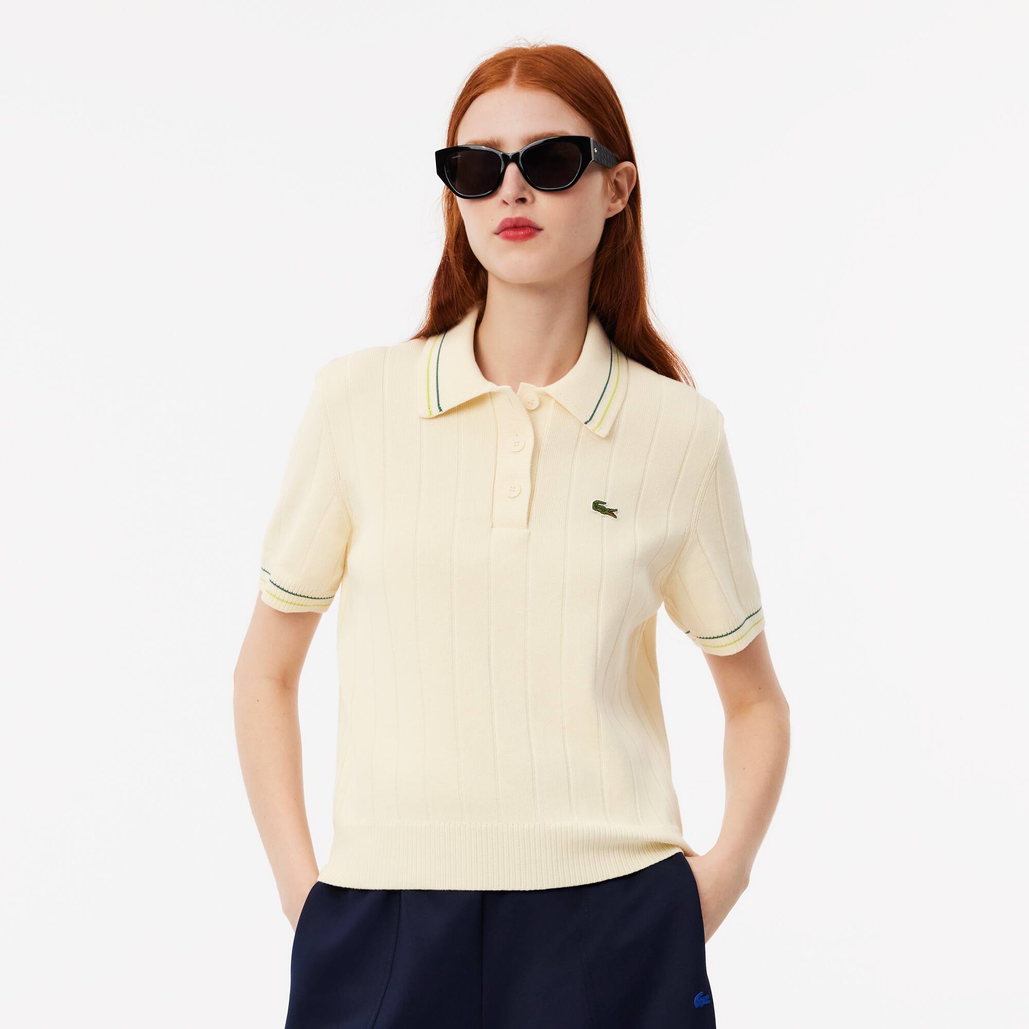 Polo Femme Polo Coton Made In France Polo Coton Côtelé