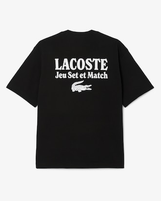 T-shirt loose fit jersey &eacute;pais imprim&eacute;