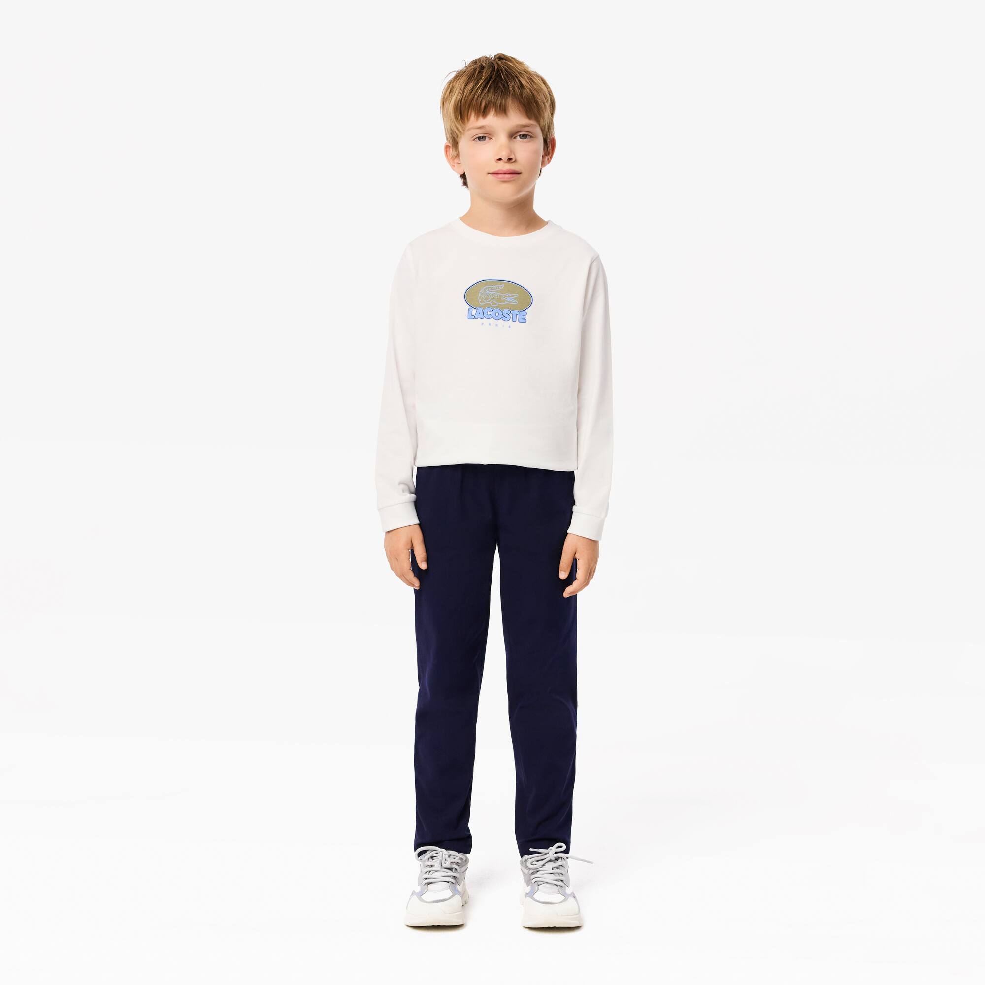 Ensemble Bébé Garçon 2 Pièces - Sweat Manches Longues Imprimé + Pantalon Jogging - Taille 0-6 Mois à 2-3 Ans - Coton élasthanne, Chaud Pour Automne/hiver