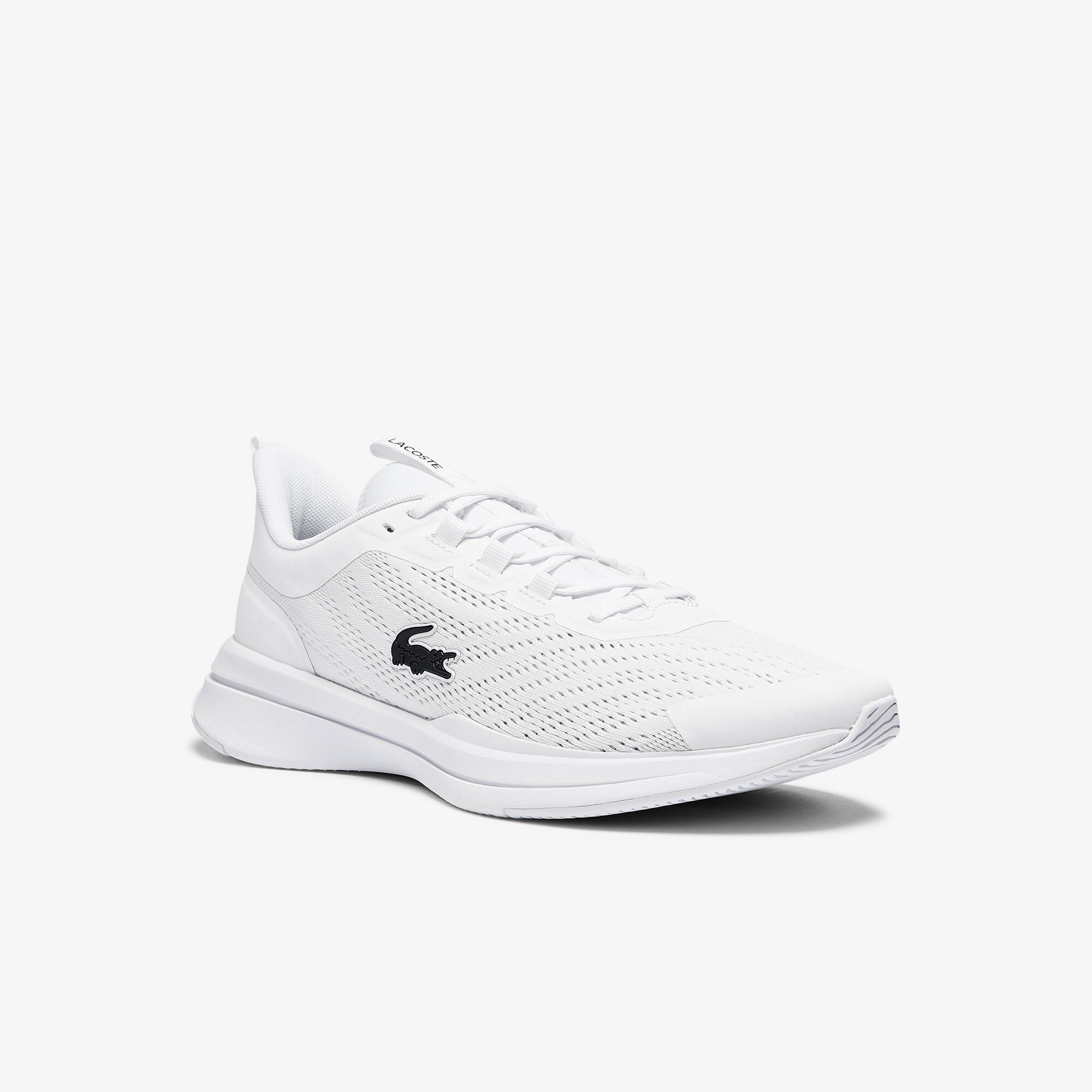 Lacoste Sneakers Run Spin homme en tissu Taille 41 Blanc