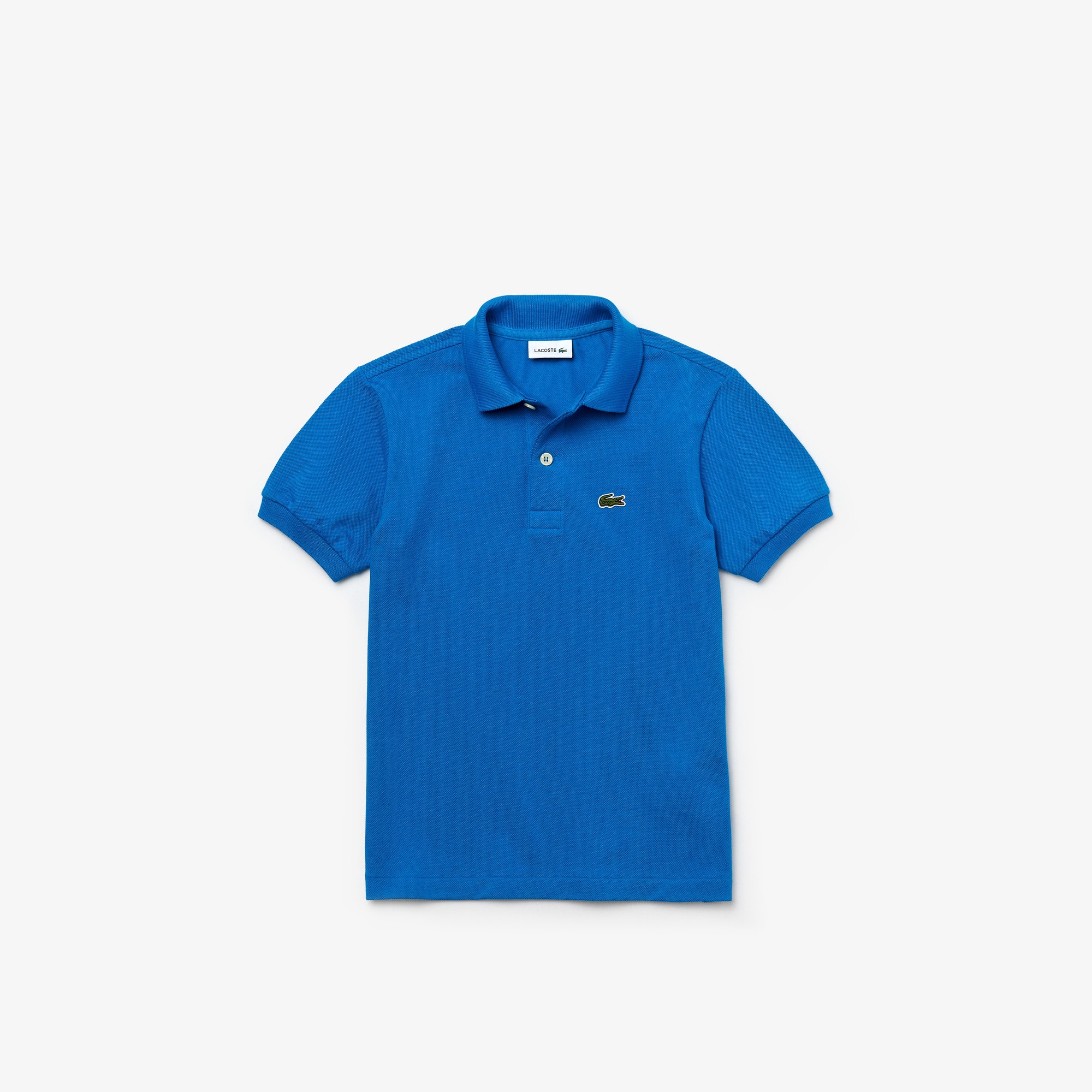 Polo Enfant Lacoste regular fit en petit piqué uni Taille 12 ans Bleu