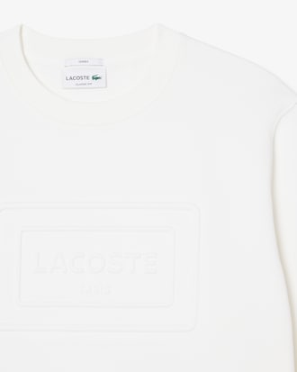 Sweatshirt molleton marquage emboss&eacute;