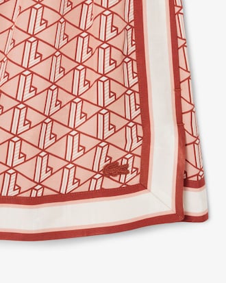 Short fluide imprimé monogramme