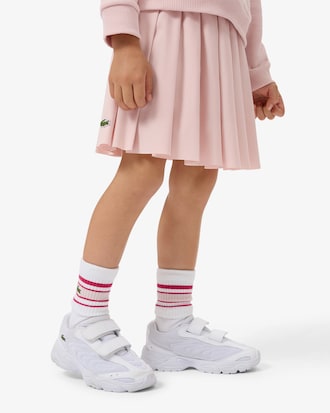 Jupe pliss&eacute;e coton Oxford