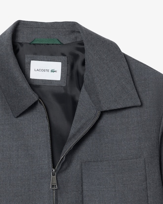 Veste zipp&eacute;e laine vierge