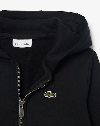 Sweatshirt mixte zipp&eacute; en molleton gratt&eacute;