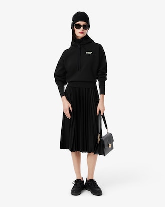 Sweatshirt oversize à capuche siglé