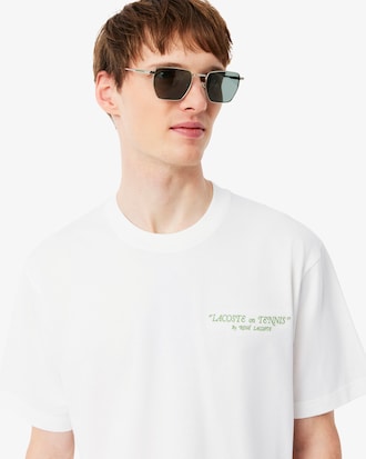 T-shirt coton &eacute;pais brod&eacute;