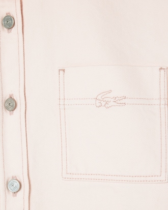 Veste surchemise denim oversize