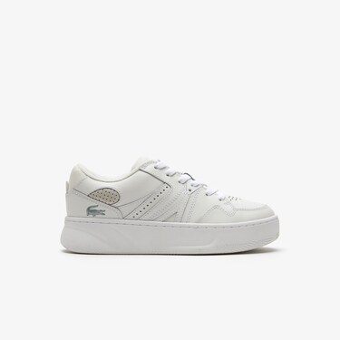 basket lacoste femme argenté