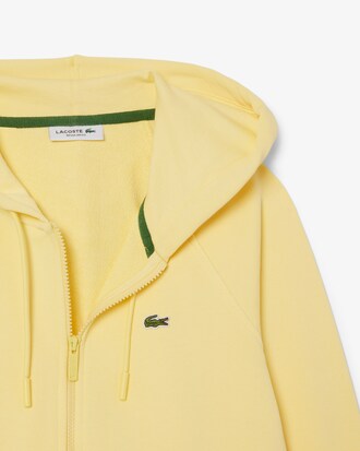 Sweatshirt zipp&eacute; &agrave; capuche molleton