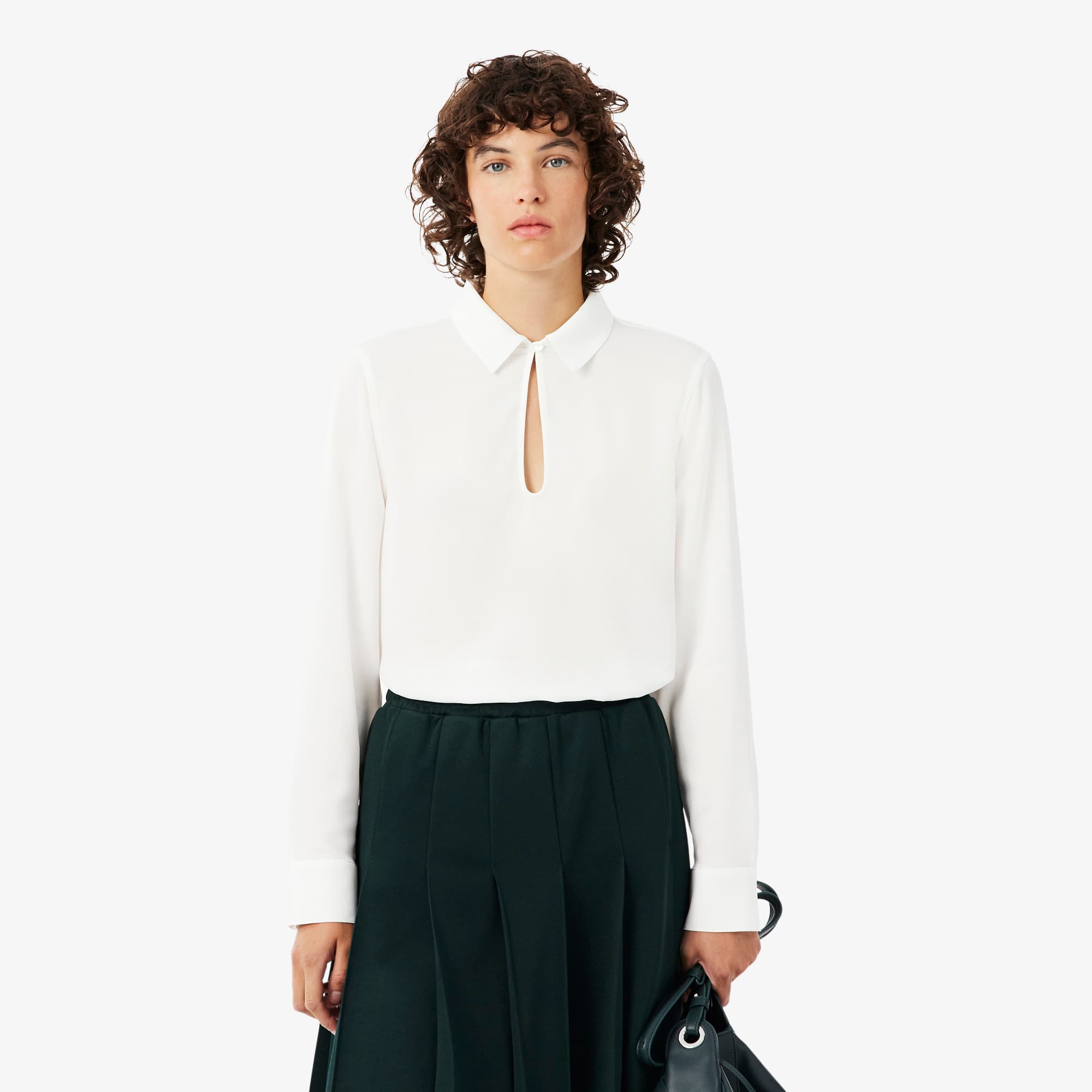 Lacoste Chemise popover imprimé regular fit Taille 34 Blanc