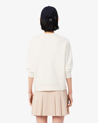 Sweatshirt relaxed fit col rond molleton