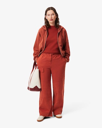 Pantalon oversize en toile de coton