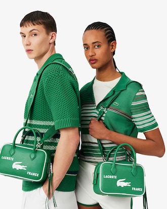 Petit sac Gym D&eacute;fil&eacute; en cuir imprim&eacute;