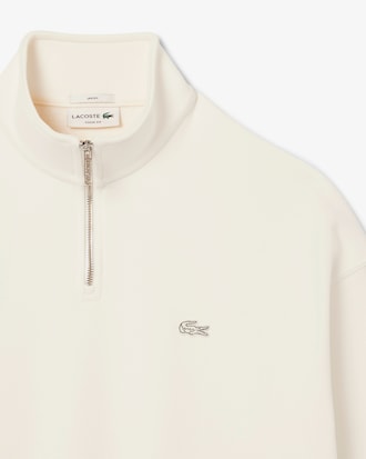 Sweatshirt col zippé molleton épais