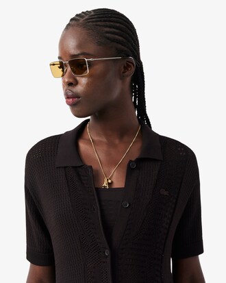 Robe polo crochet&eacute;e