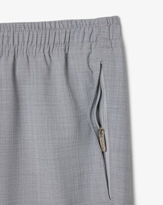 Pantalon chino regular fit flanelle de laine