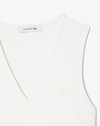 Robe longue pliss&eacute;e sans manches