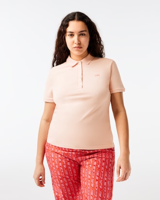 Polo L.12.D slim fit en mini piqué stretch