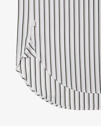 Chemise oversize en popeline de coton