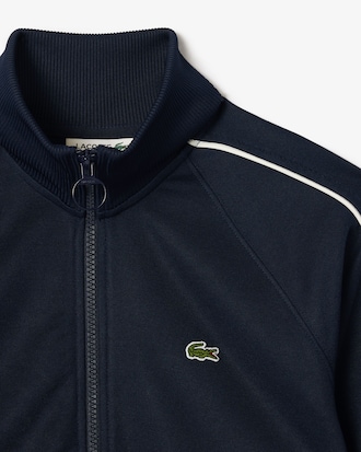 Sweatshirt Paris zippé en Piqué interlock