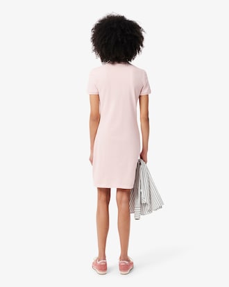 Robe polo slim fit en mini Piqué stretch