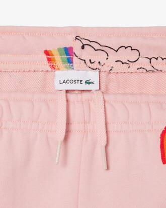 Short en molleton imprimé arc-en-ciel