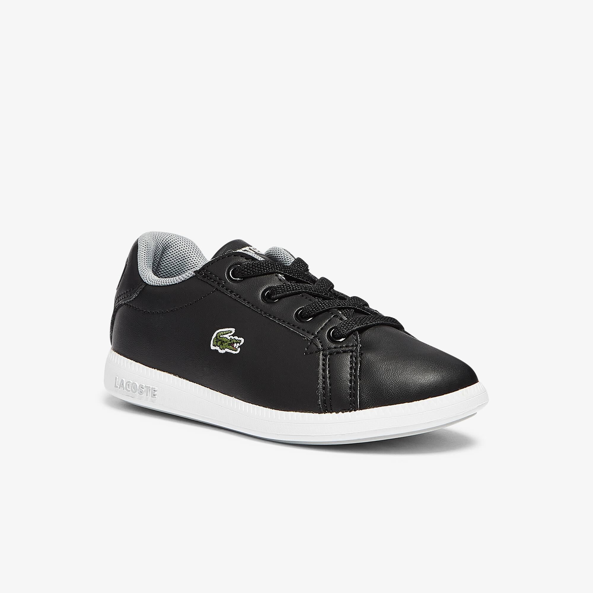 Lacoste Sneakers Graduate bébé en synthétique Taille 19 Noir/gris