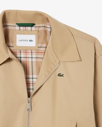 Veste gabardine stretch double col