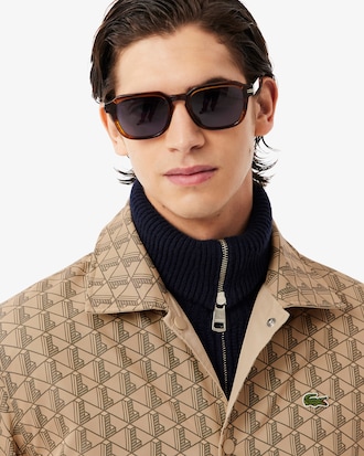 Veste r&eacute;versible bi-mati&egrave;re monogramme