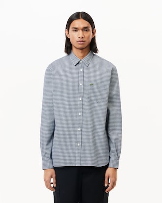 Chemise regular fit en flanelle coton
