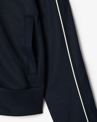 Sweatshirt Paris zippé en Piqué interlock