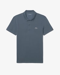 Polo regular fit en coton m&eacute;lang&eacute;