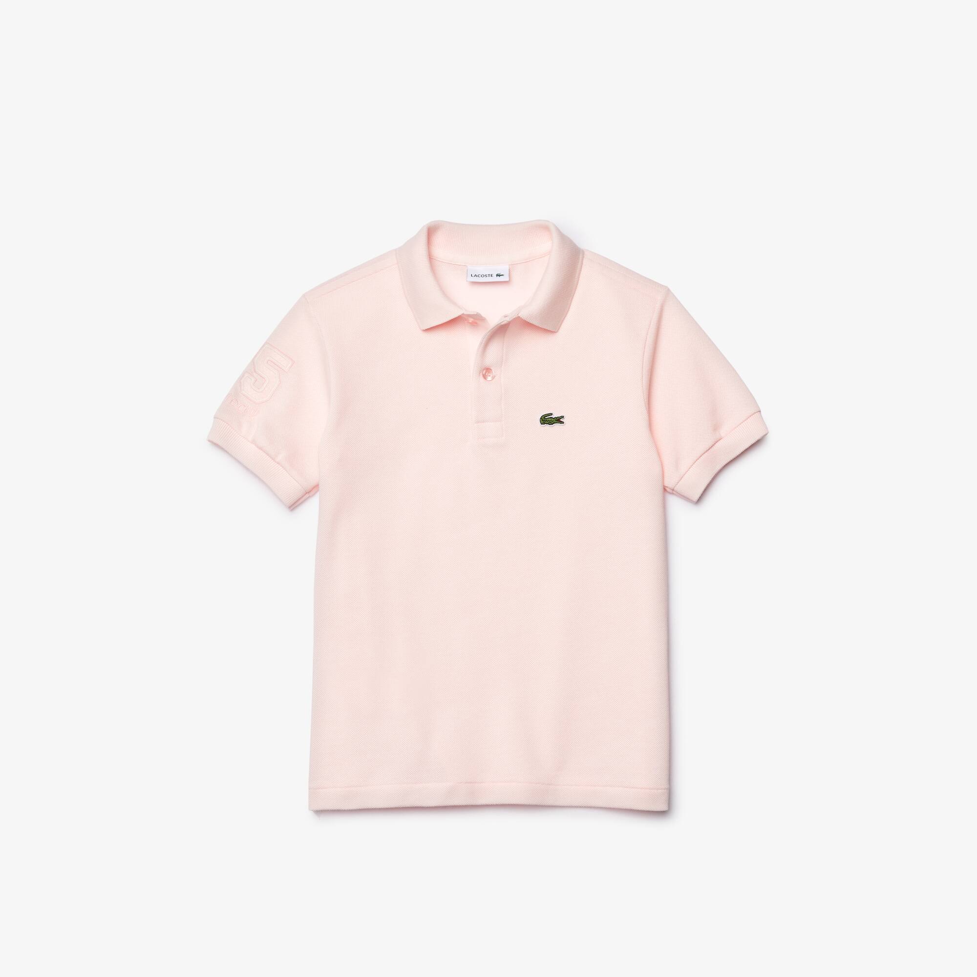 Lacoste Club Med Polo classic fit Enfant Taille 8 ans Rose Pale