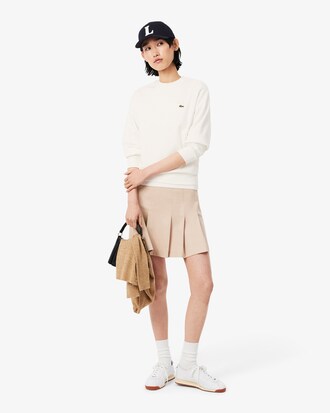 Sweatshirt relaxed fit col rond molleton