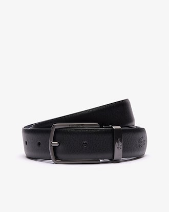 Coffret ceinture en cuir et 2 boucles