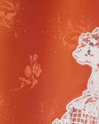 Jupe tulle broderies paysages D&eacute;fil&eacute;