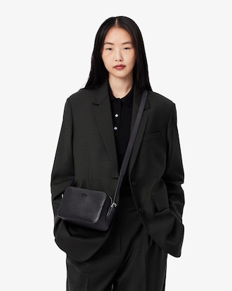 Sac à bandoulière Chantaco en cuir piqué